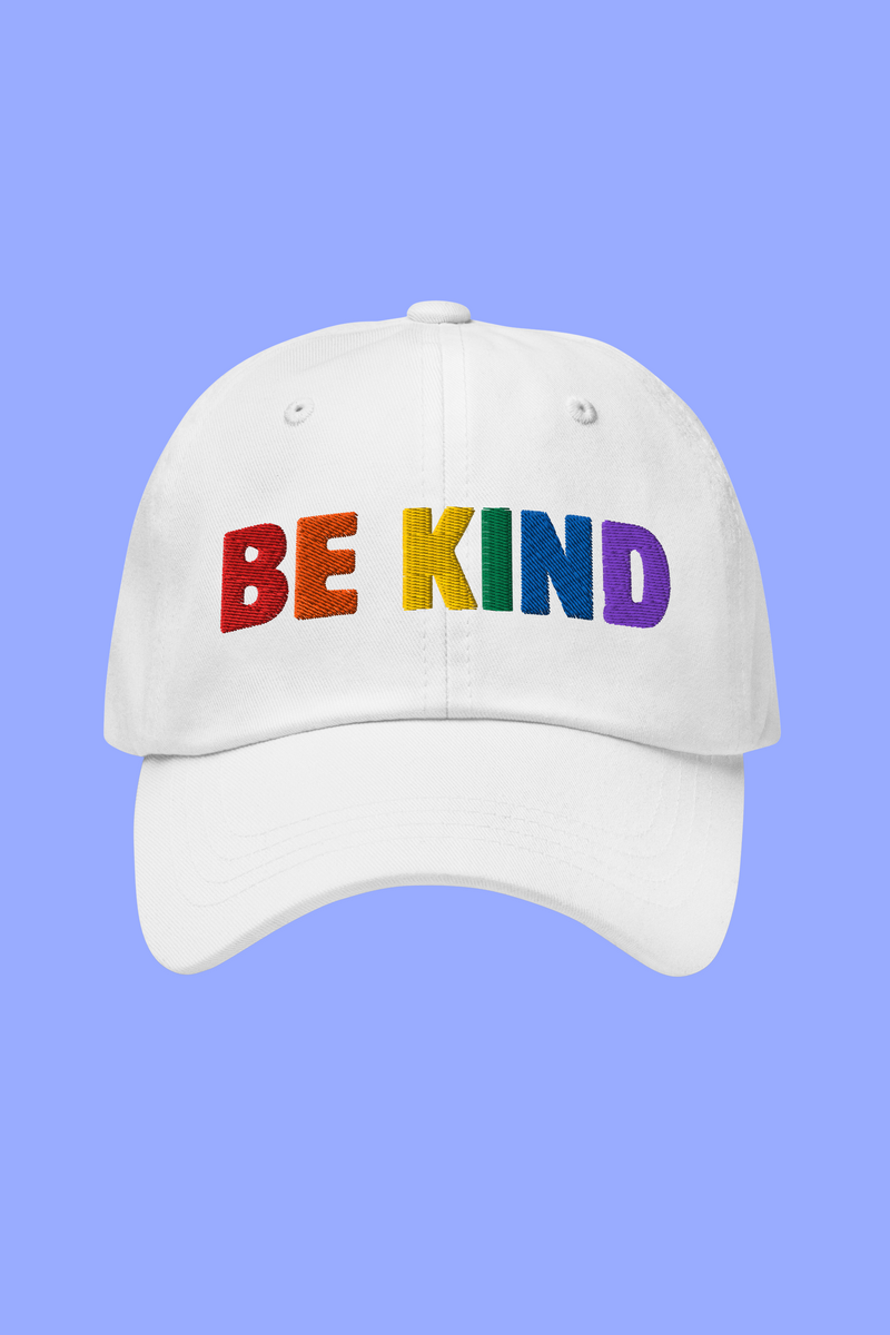 Be Kind Pride Dad Hat