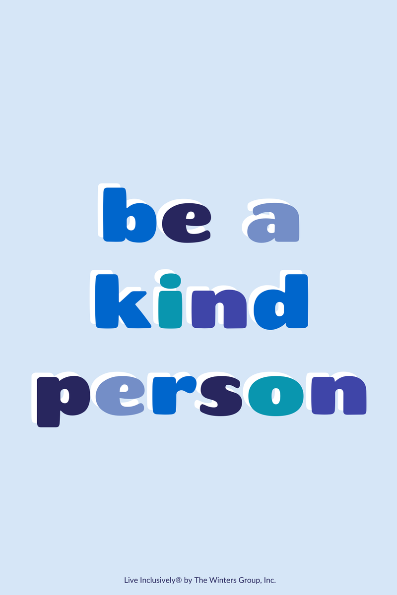 Be a Kind Person Digital Print