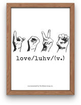 Love ASL Digital Print